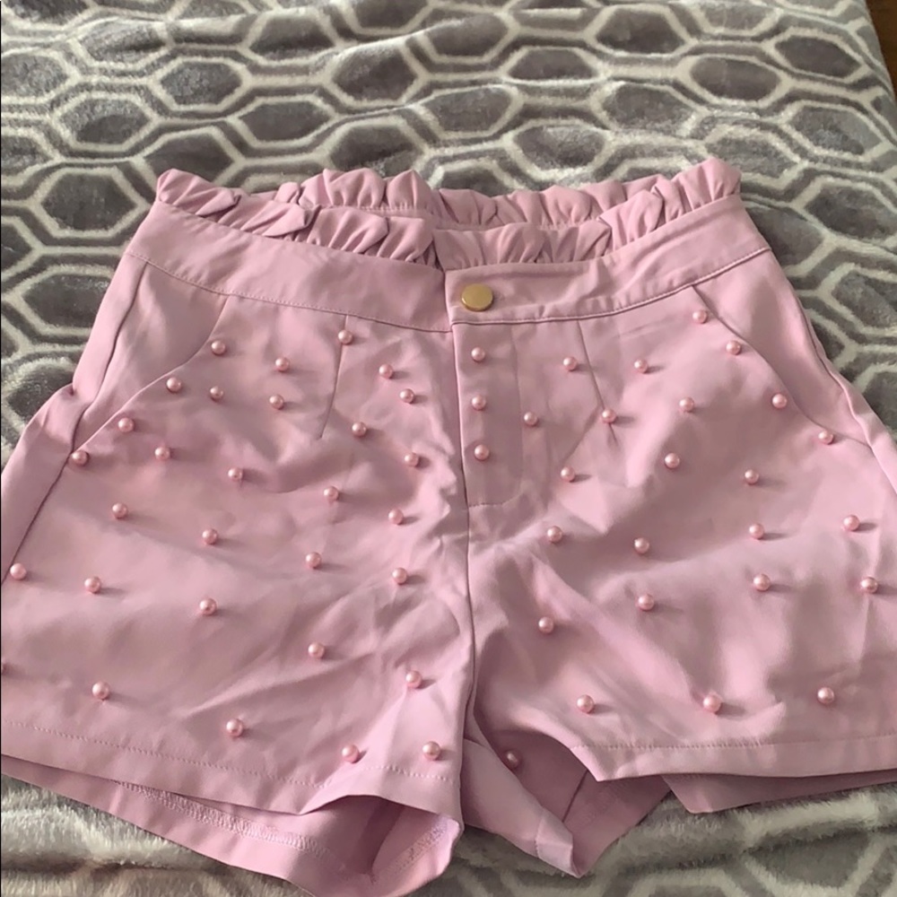 NEW !Never worn. Light purple.Classy dressy shorts